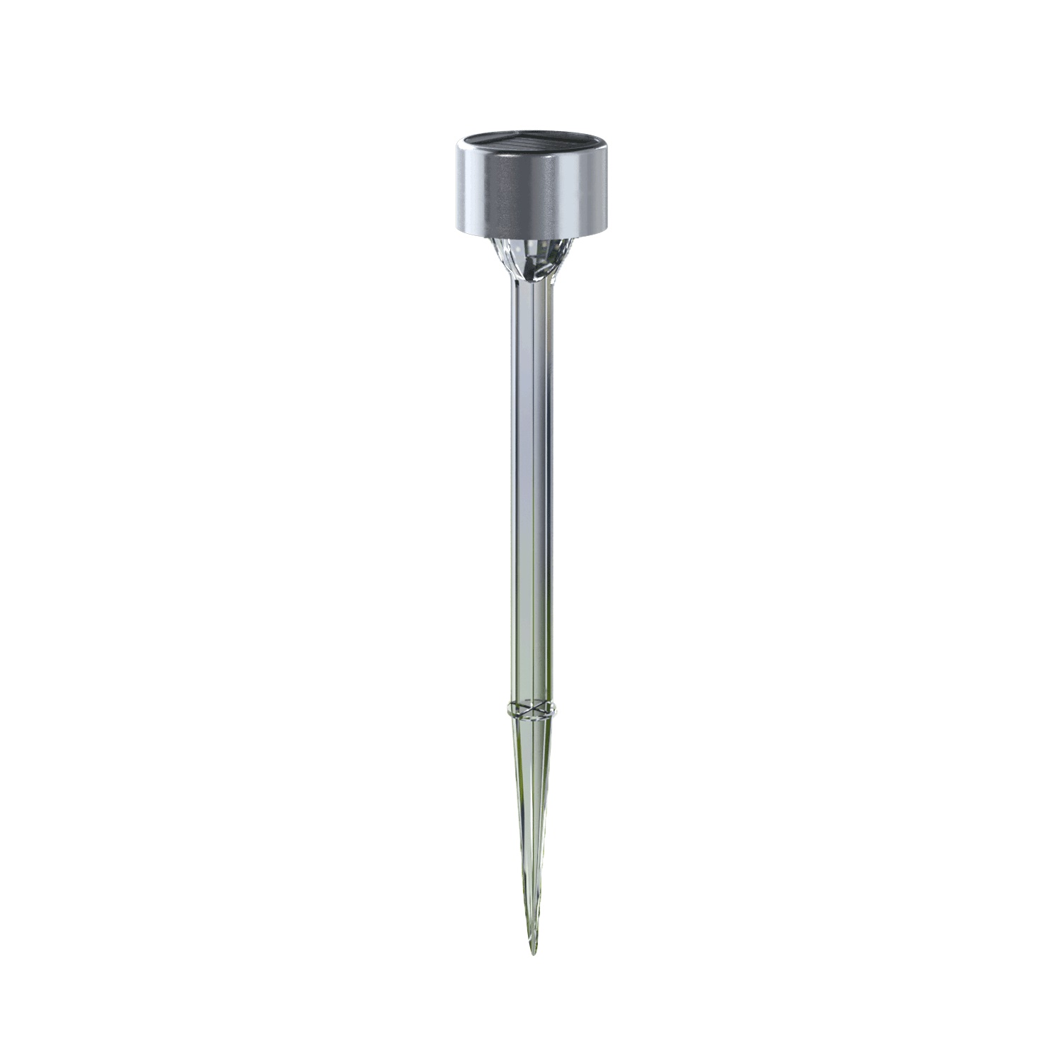 Aigostar LED Solar Außenleuchte, silber