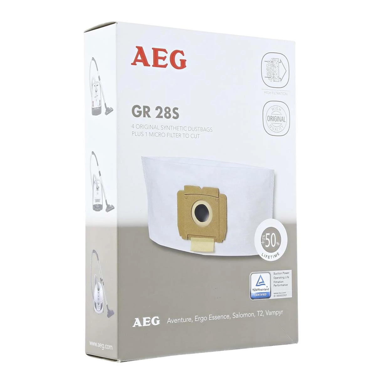 AEG GR28S Staubbeutel für Vampyr 5000/CE, Ergo Essence