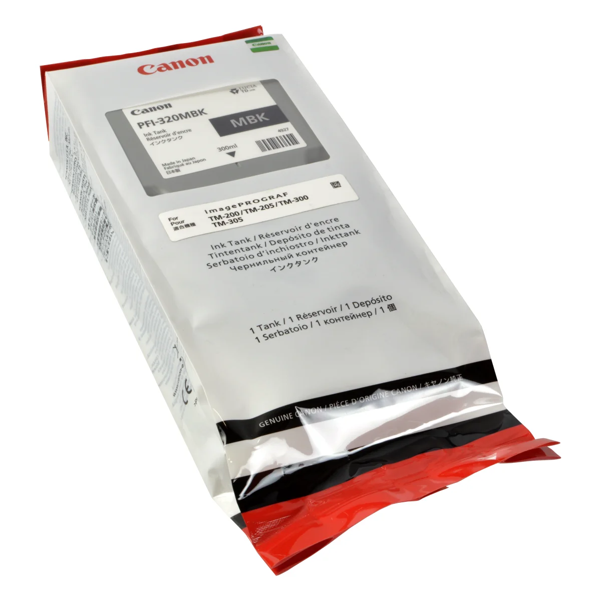 Canon Druckerpatrone 'PFI-320MBK' matt schwarz 300 ml