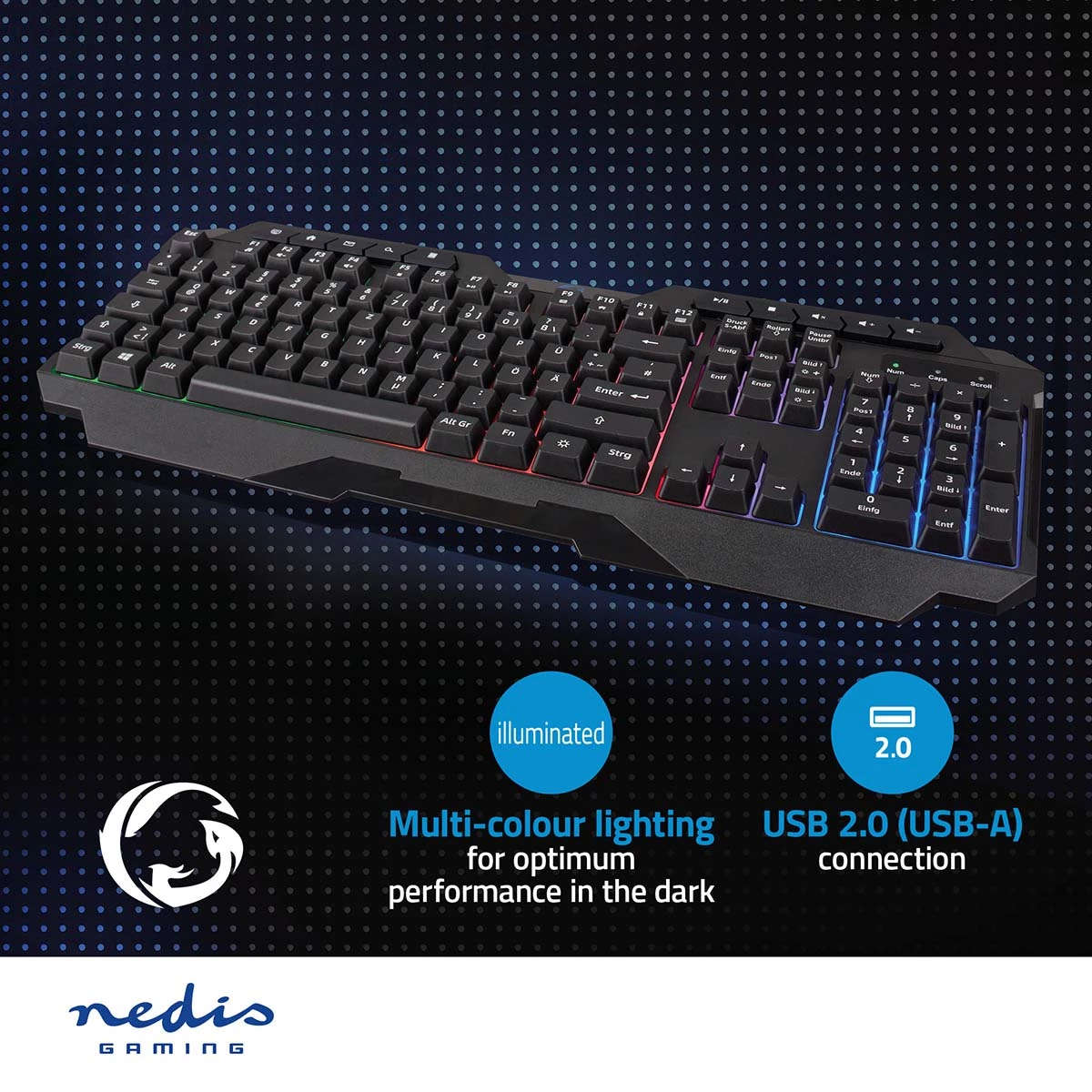 Wired Gaming Keyboard