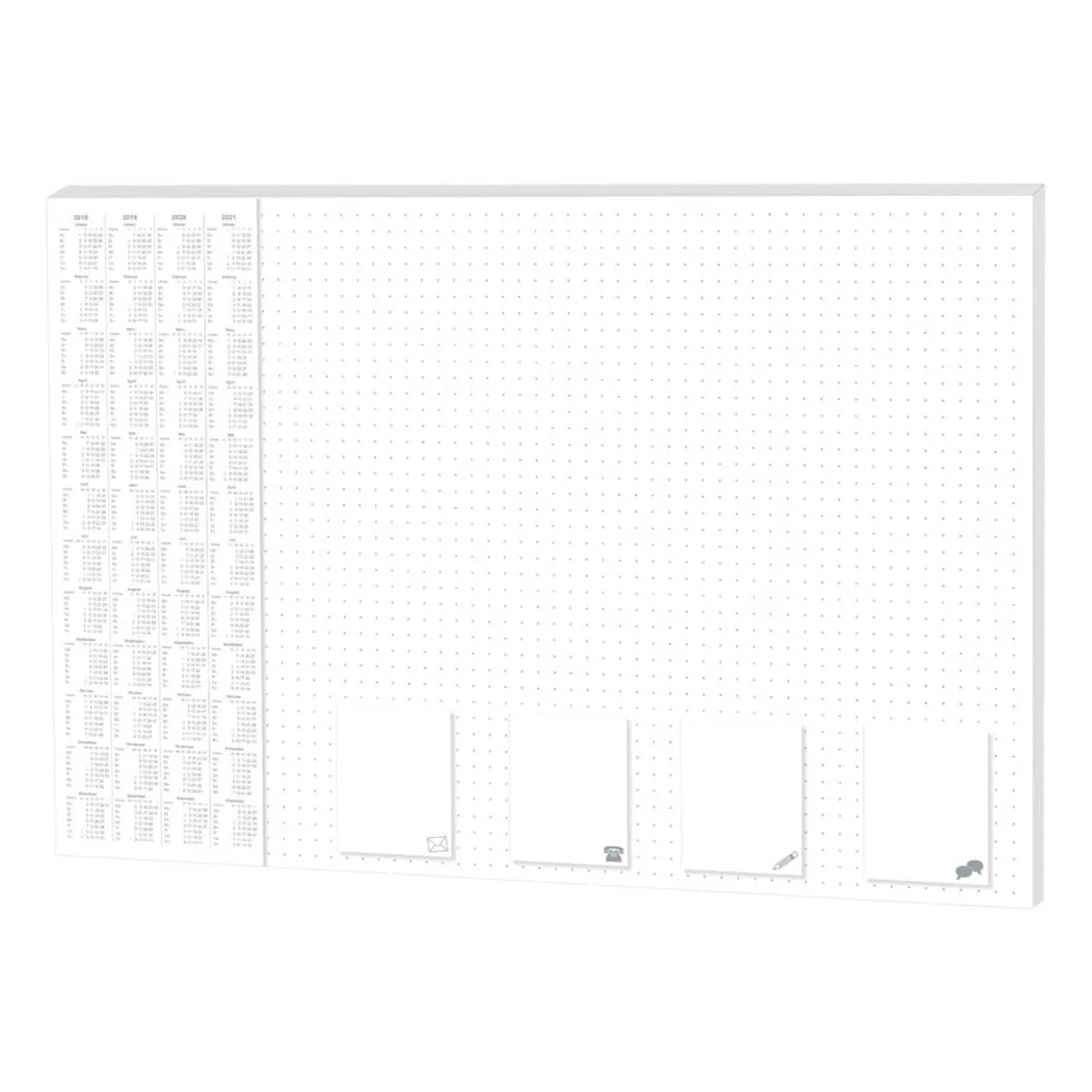 RNK Verlag Notiz-Schreibunterlage “Office - dotted“ - 60 x 42 cm, 30 Blatt