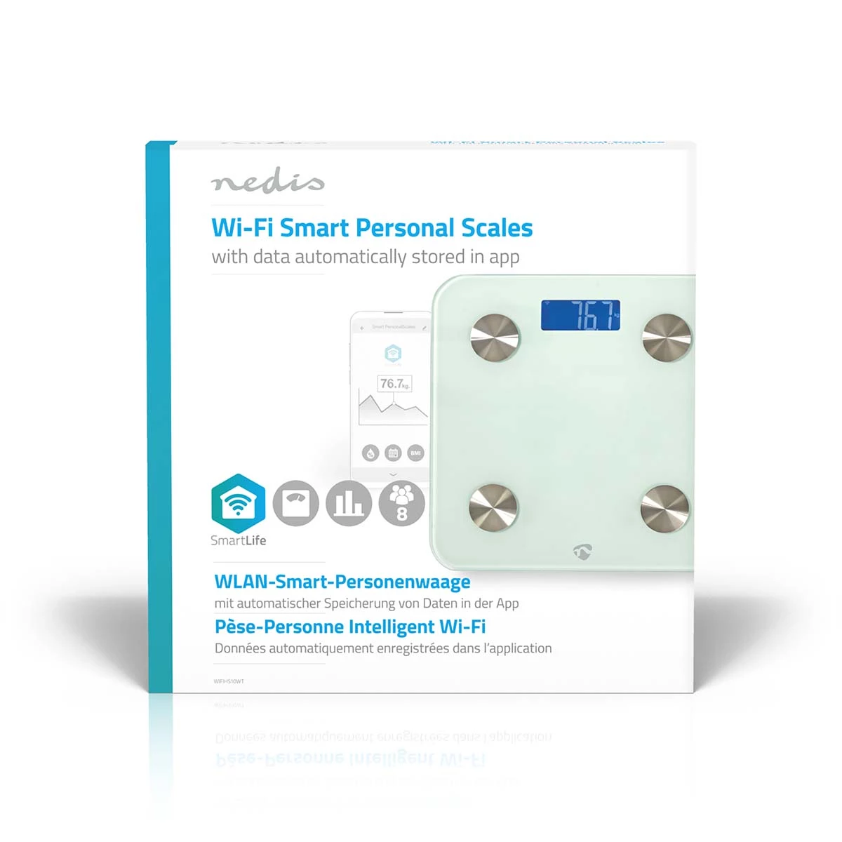 Nedis WIFI-SmartLife-Personenwaage