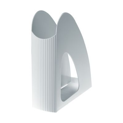 Stehsammler TWIN - DIN A4/C4, standfest, modern, lichtgrau