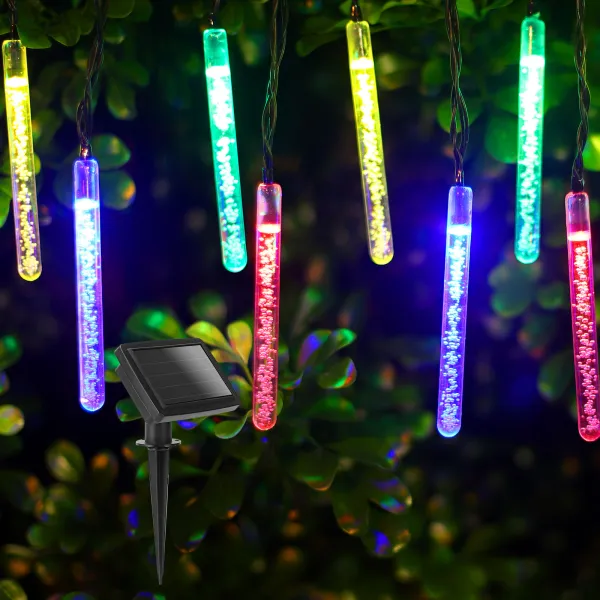 Aigostar LED Solar Lichterkette, RGB