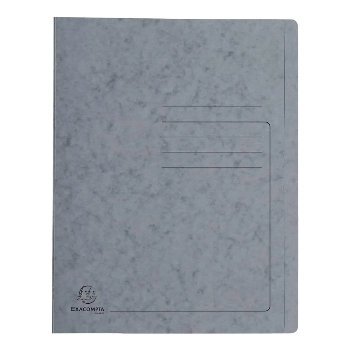 EXACOMPTA Schnellhefter - A4, 350 Blatt, Colorspan-Karton, 355 g/qm, grau