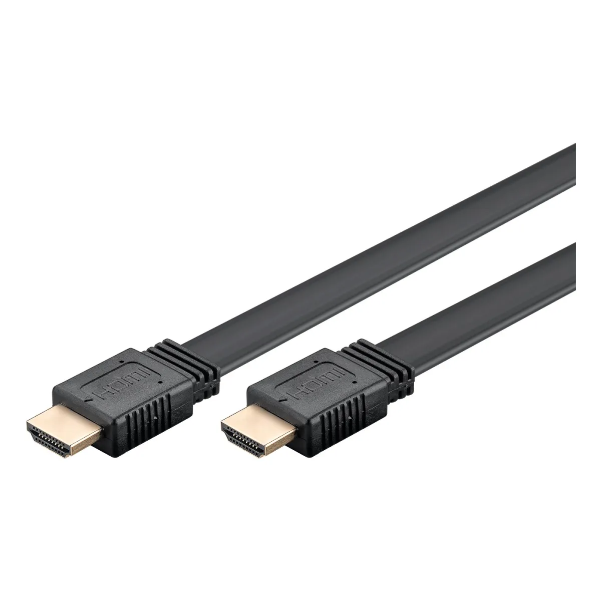 Goobay HDMI HighSpeed mit Ethernet 'flach', 3,0 m