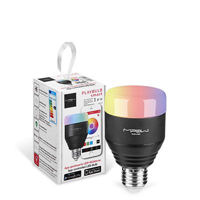 MiPow LED 'Playbulb smart', 5W, E27, schwarz