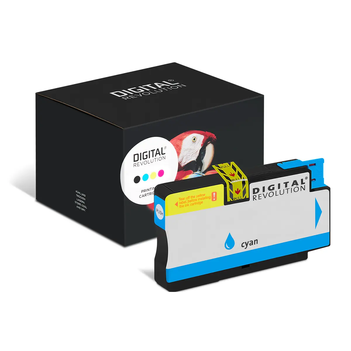 HP 933 - alternative Patrone 'cyan' 14 ml - Digital Revolution