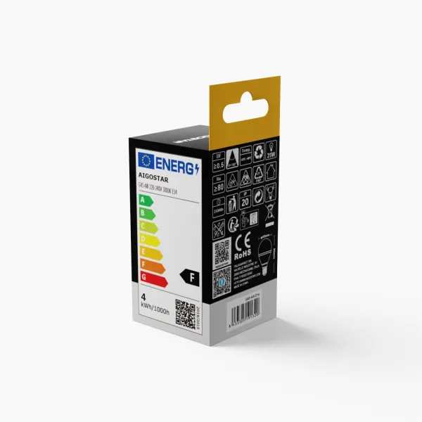 Aigostar LED 'Birne', 4W, E14