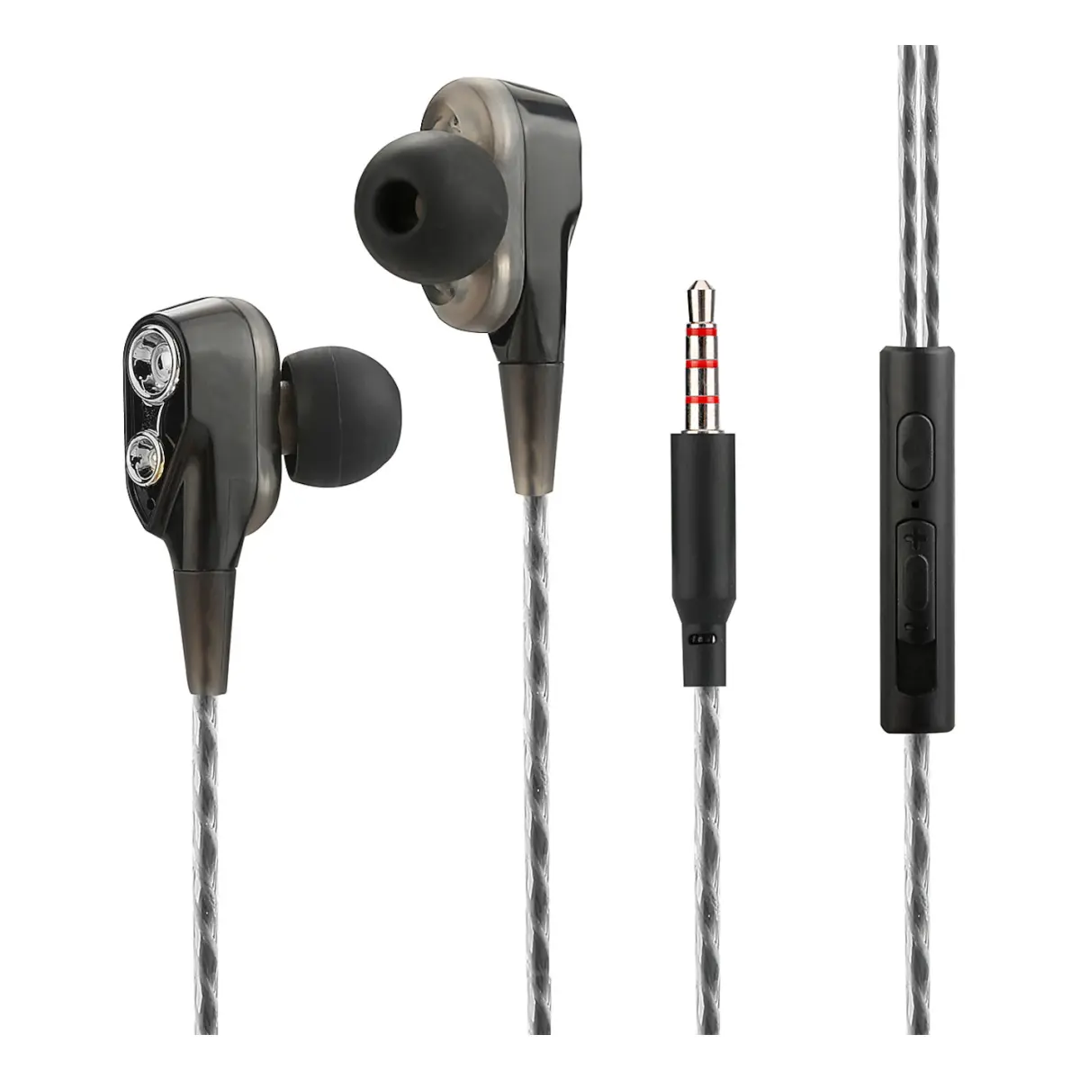 Fontastic In-Ear Headset Duett, 2 hochauflösende Treiber schwarz