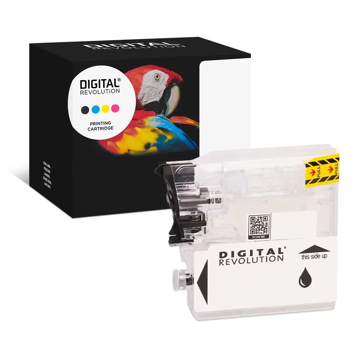 Brother LC-1100 BK, LC-980 BK - alternative Reinigungspatrone 'schwarz' 19,2 ml - Digital Revolution