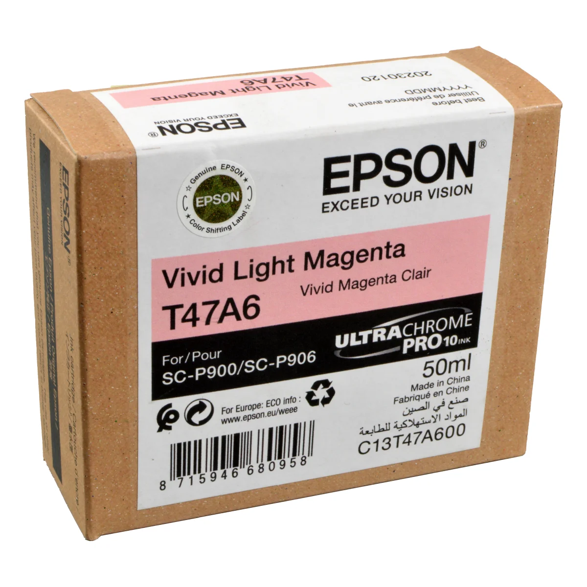 Epson Tinte C13T47A600 T47A6 vivid light magenta