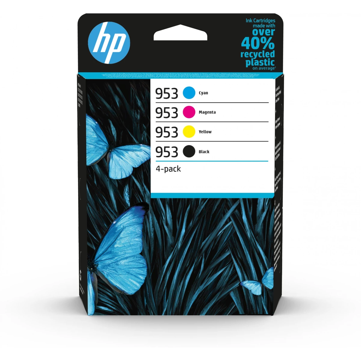 Druckerpatronen MultiPack HP 953 schwarz cyan magenta gelb 47 ml | 900 Seiten + 3x 630 Seiten (6ZC69AE)