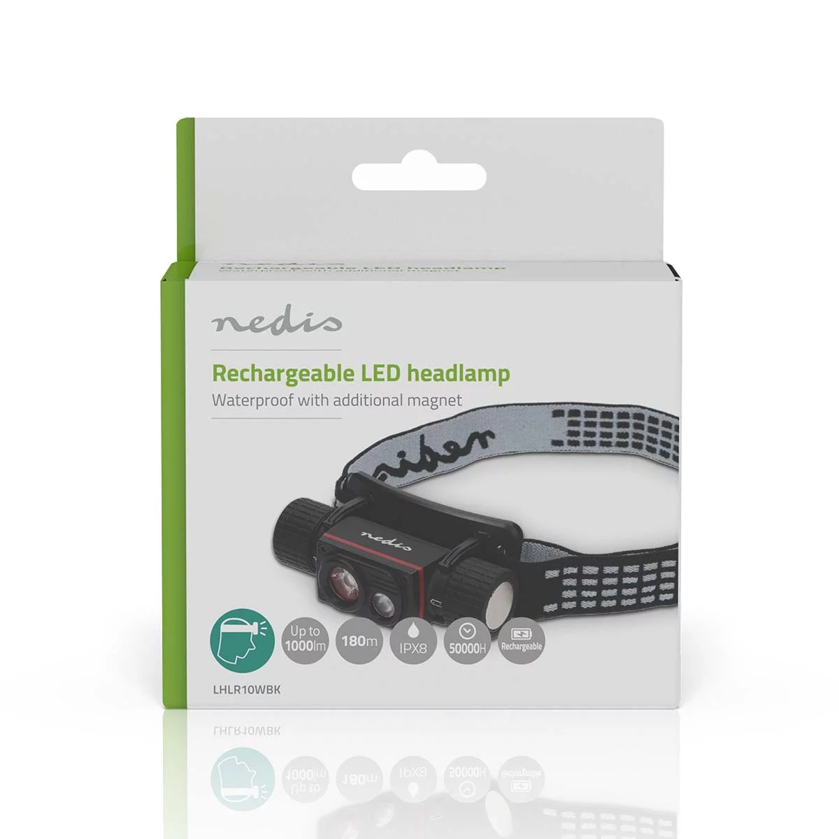 Nedis LED Stirnlampe 1000 Lumen