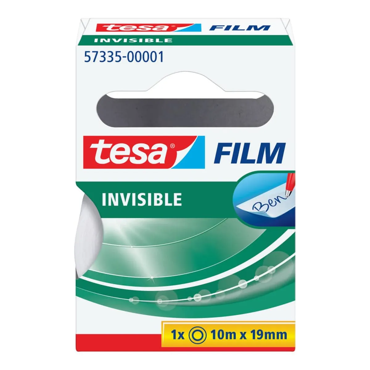 tesa® Klebefilm matt-unsichtbar - beschriftbar, 19 mm x 10 m