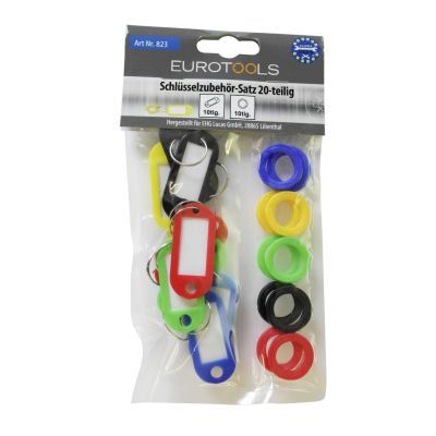 Eurotools Schlüsselzubehör-Satz 20-teilig