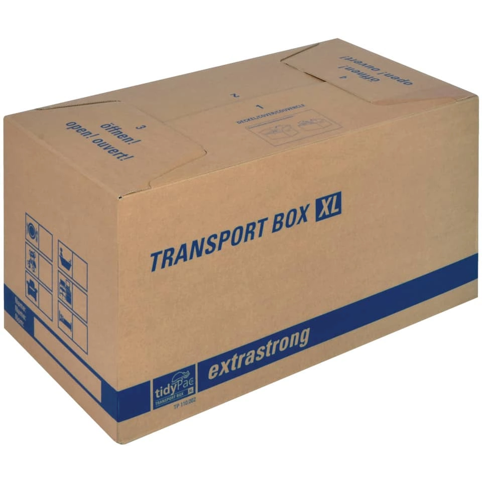 tidyPac Transportboxen 680x350x355 mm, braun