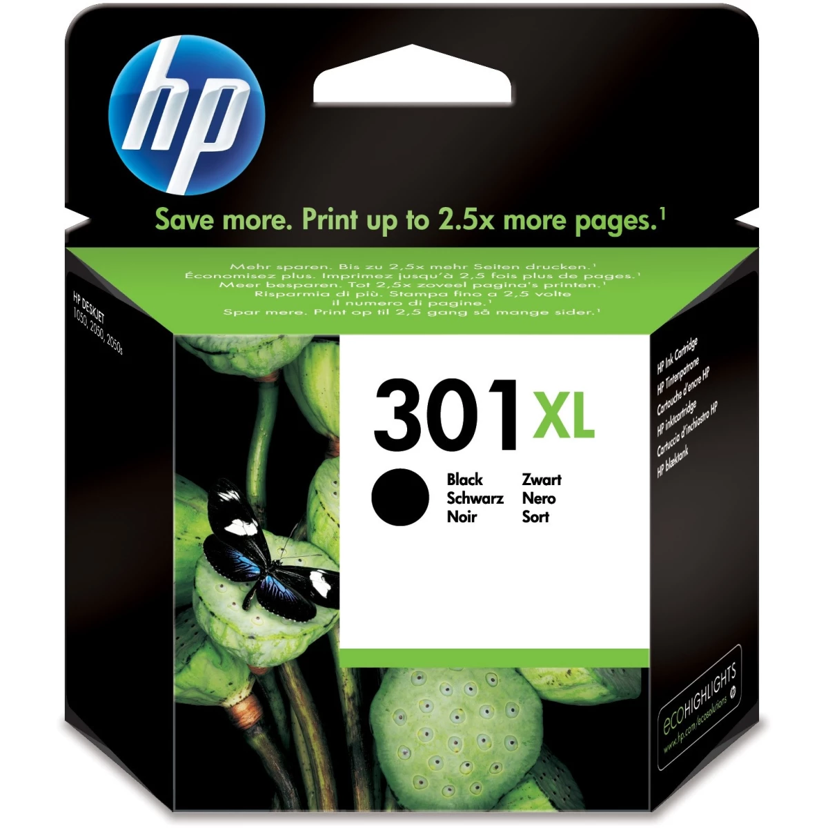 HP XL Druckerpatrone '301' schwarz 8 ml