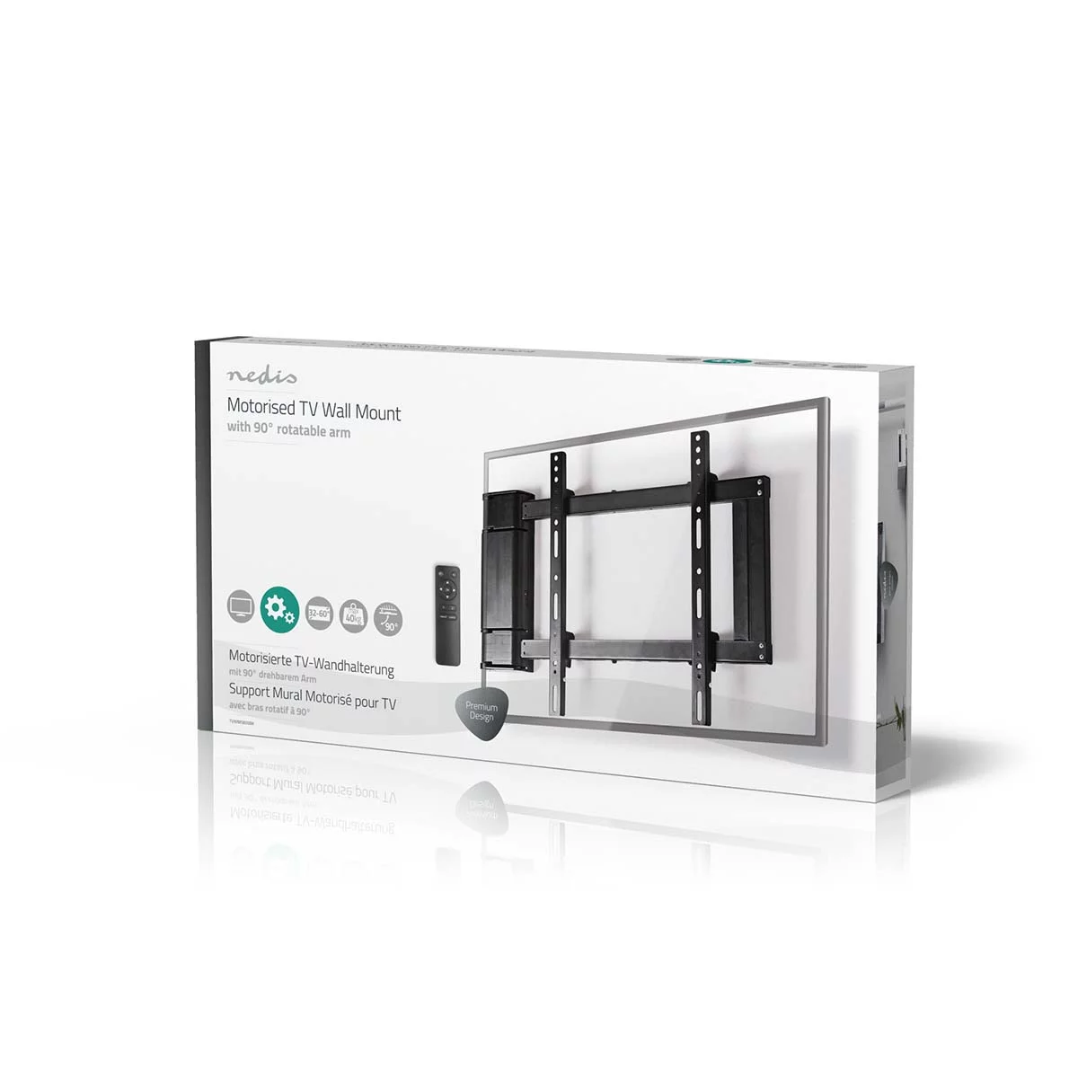 Nedis Motorisierte TV-Wandhalterung