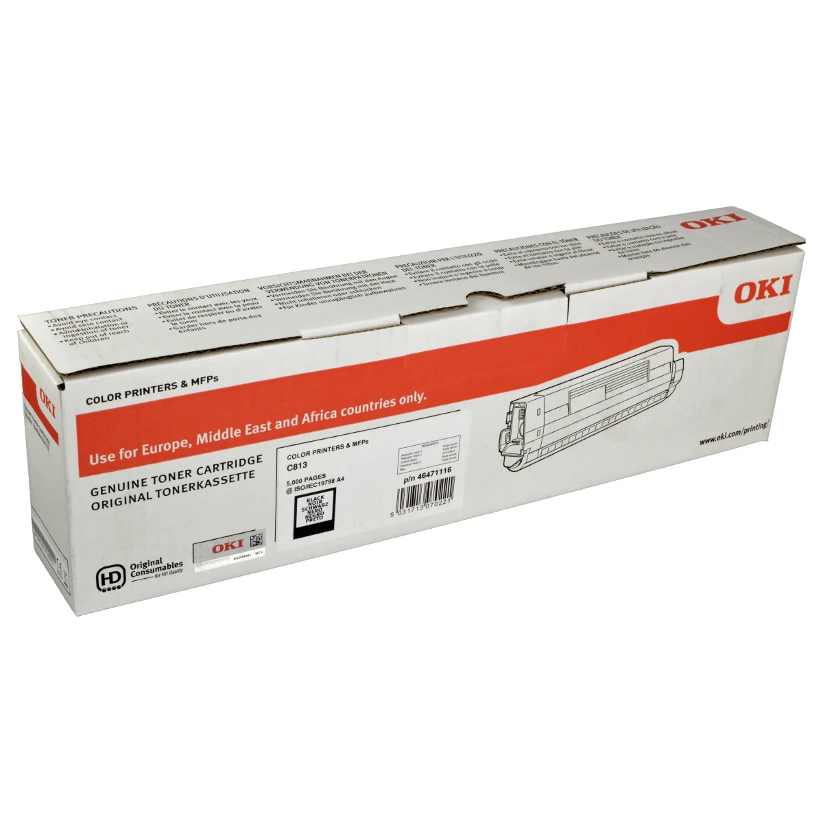 OKI 46471115 Toner cyan 5.000 Seiten