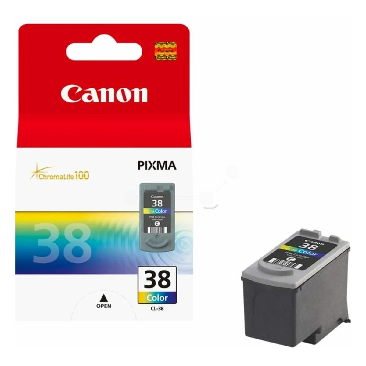 Druckerpatrone Canon CL-38 farbig 9 ml | 207 Seiten (2146B001)