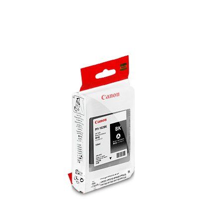 Canon Druckerpatrone 'PFI-102BK' schwarz 130 ml