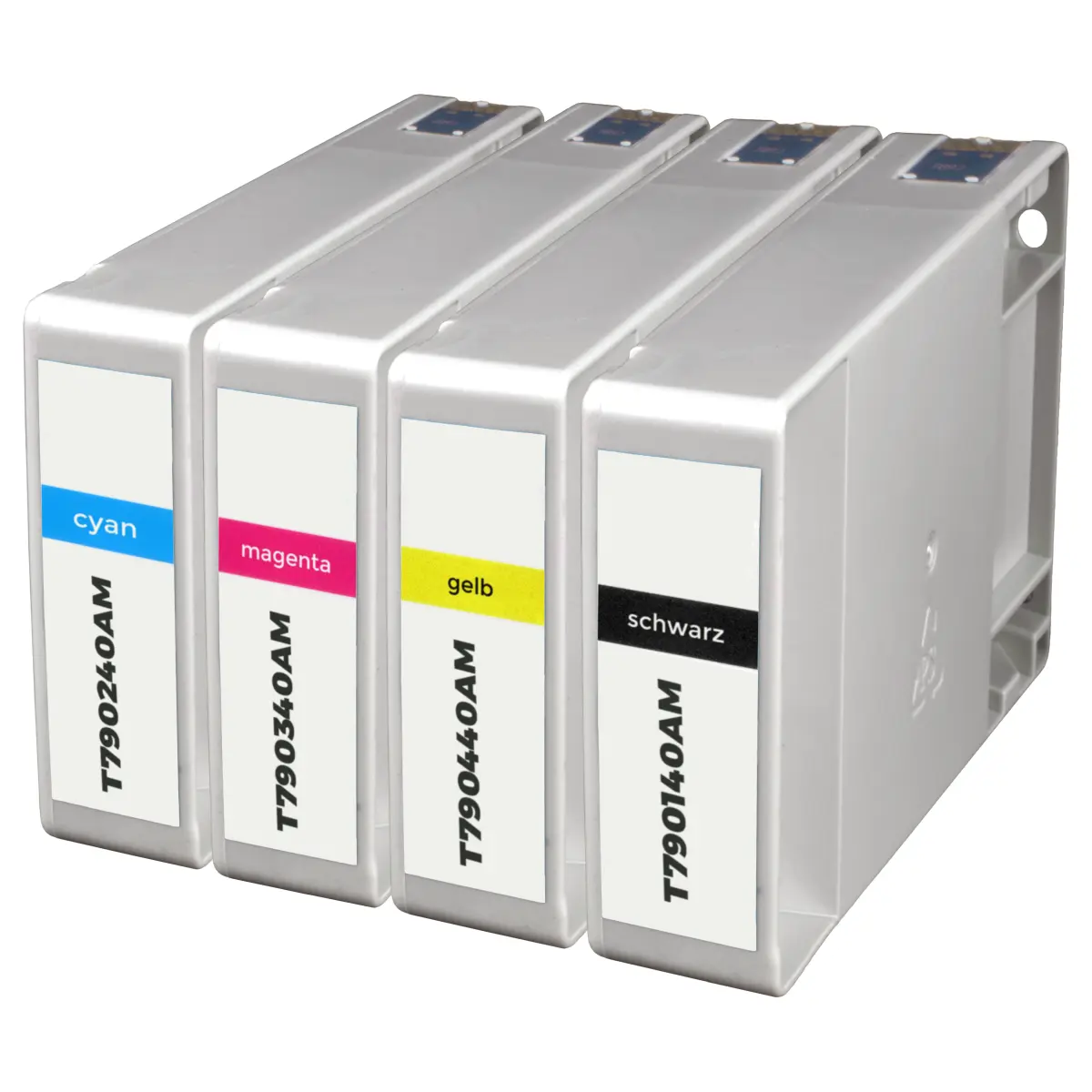 Epson 79 - alternatives XL Patronen MultiPack 'schwarz cyan magenta gelb' 1x 41,8 ml | 2.600 Seiten (BK), 3x 17,1 ml | 3x 2.000 Seiten (CMY) - Digital Revolution