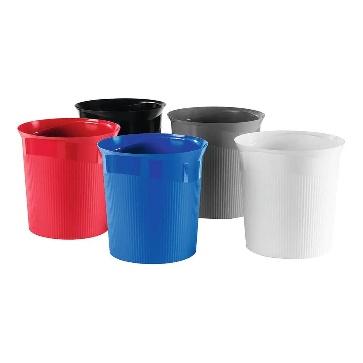 HAN Papierkorb Re-LOOP - 13 Liter, rund, weiß