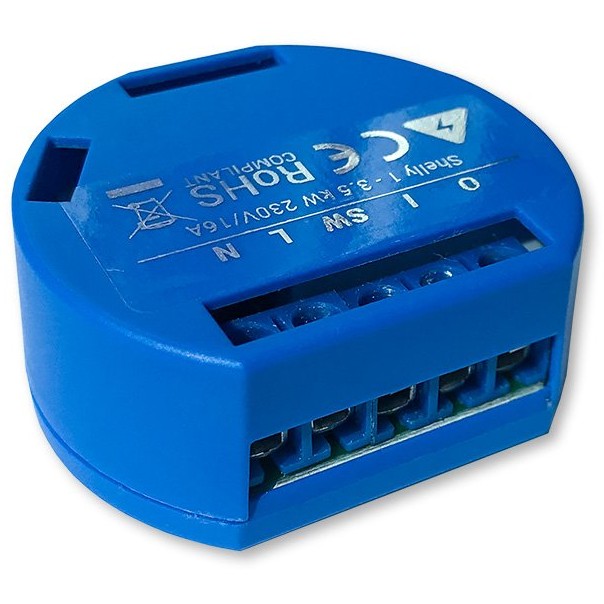 Home Shelly Relais “1“ WLAN Schaltaktor 1x 16A