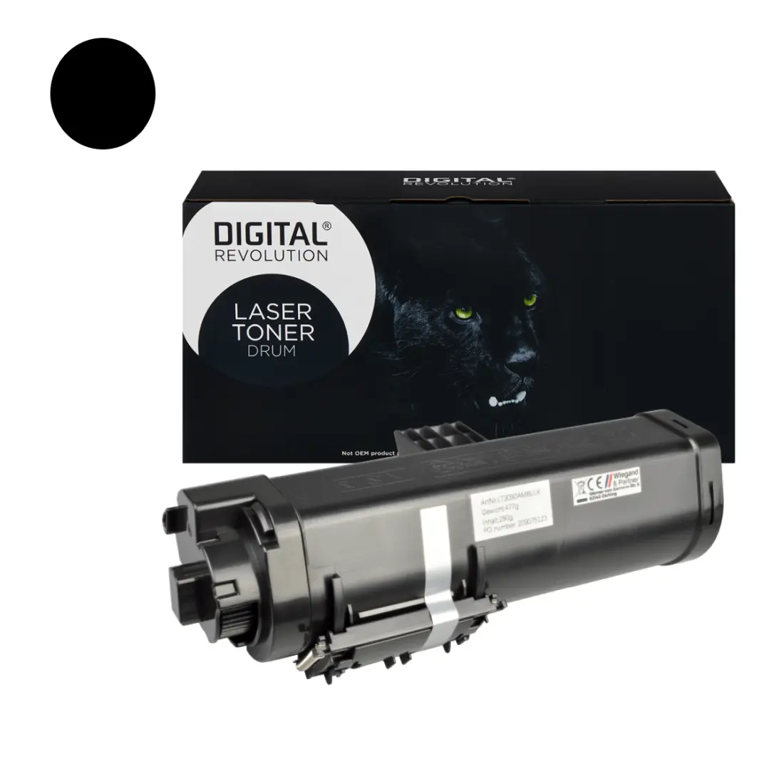Kyocera TK-1260 Toner Schwarz kompatibel 10.000 Seiten Digital Revolution