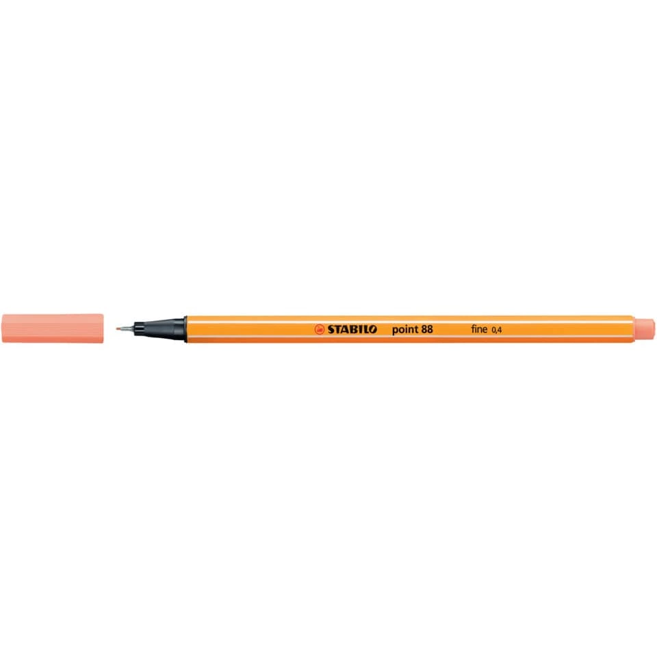 Fineliner - point 88 - Einzelstift - apricot