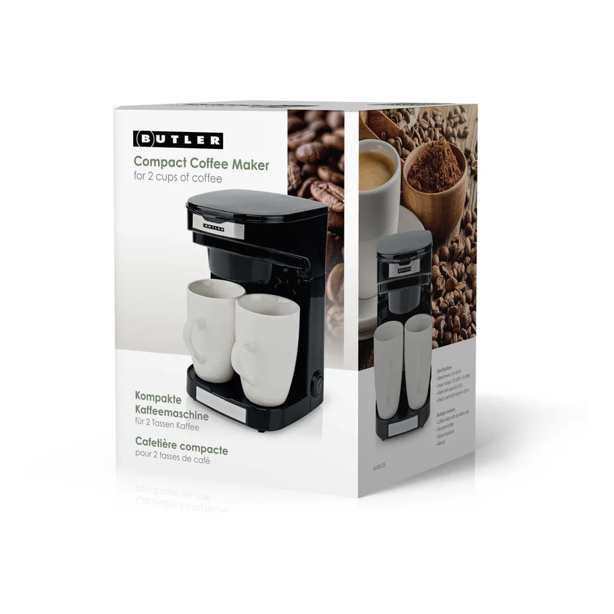 Butler kompakte Kaffeemaschine 0,25 ltr., 450W