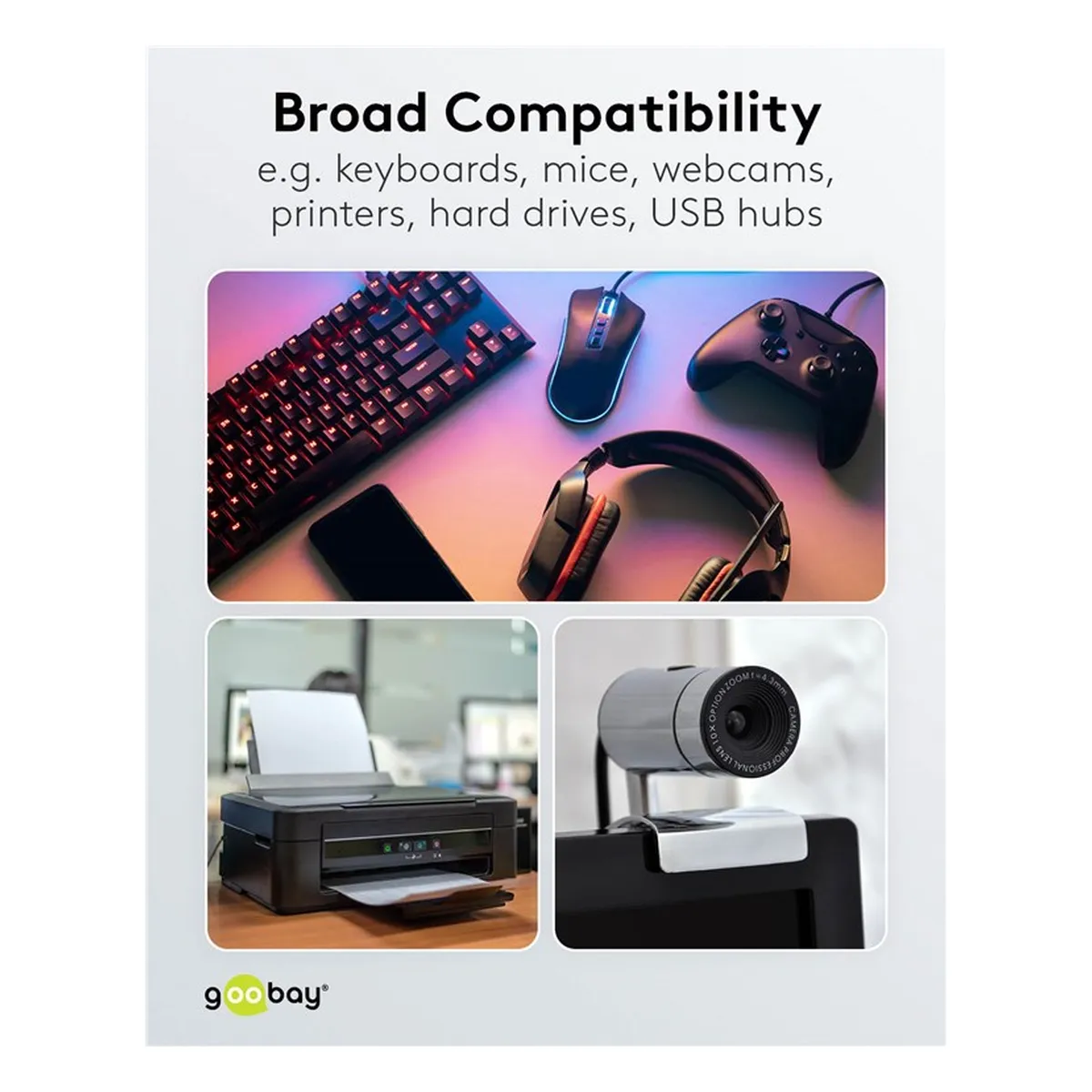 Goobay USB Adapter (AF/AF)