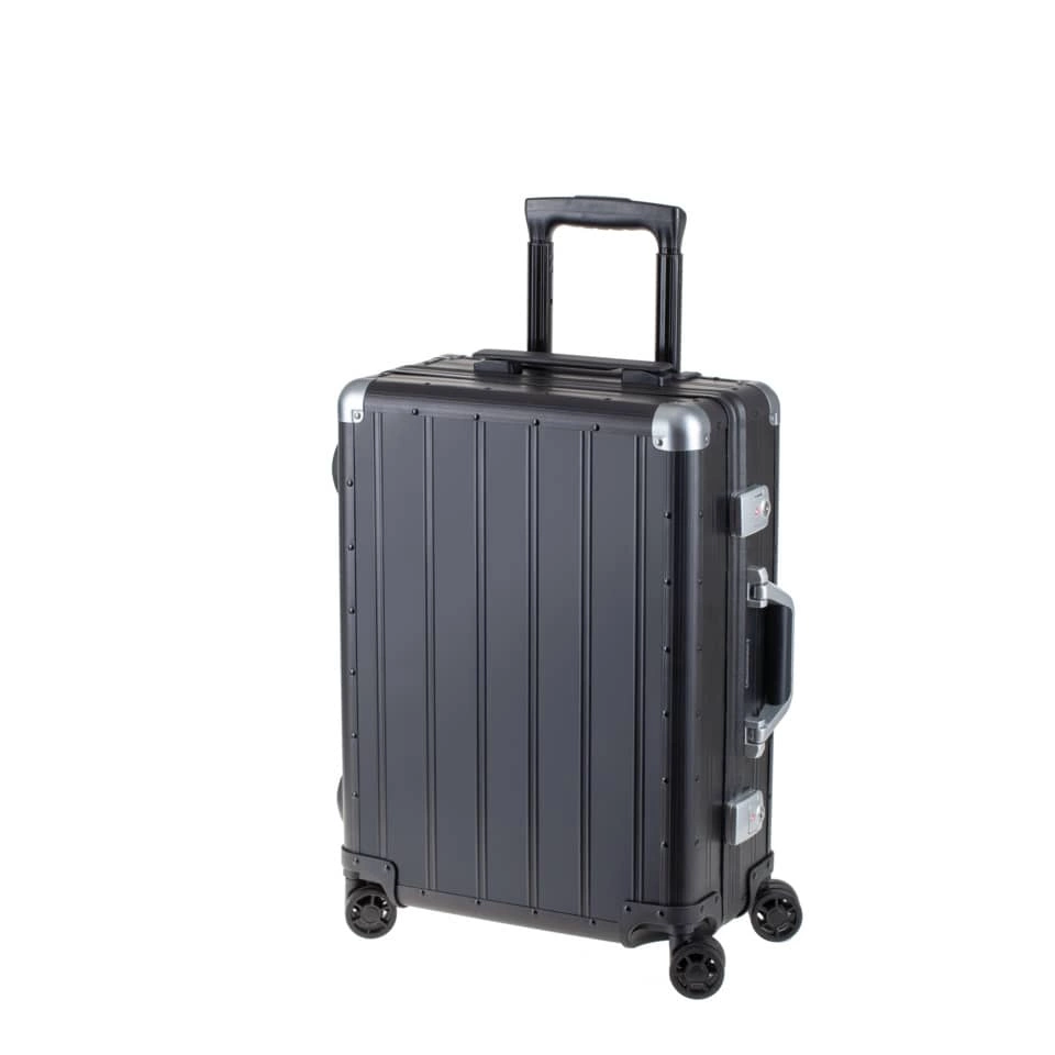 Alumaxx Reisetrolley Orbit - 40 x 55 x 20 cm, Aluminium, schwarz matt