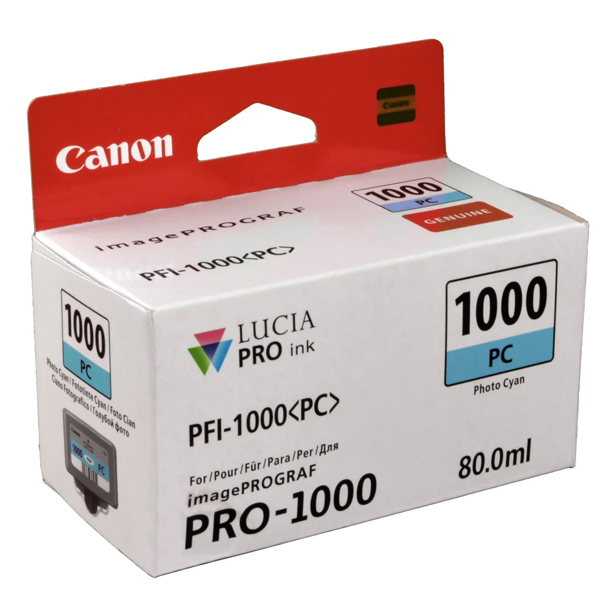 Canon Tinte 0550C001  PFI-1000PC  photo cyan