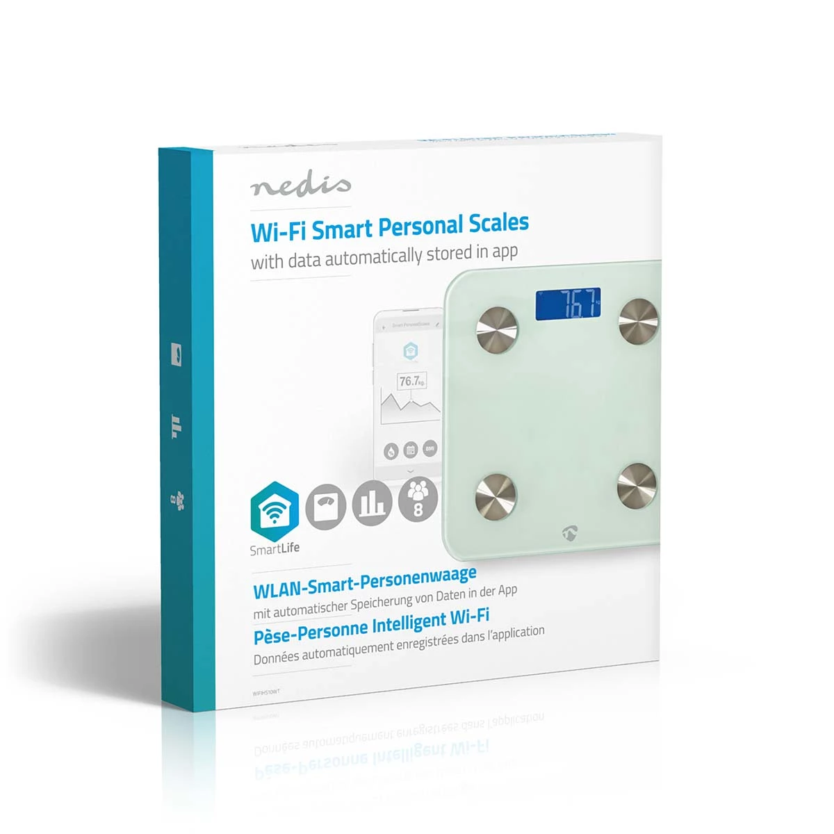 Nedis WIFI-SmartLife-Personenwaage