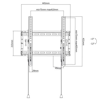 TV-Wandhalterung Pro TILT (M)