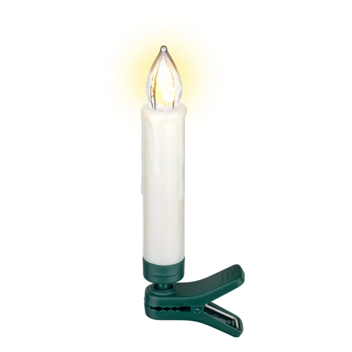 Goobay 10 kabellose LED-Weihnachtsbaumkerzen