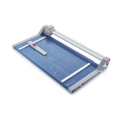 Rollen-Schneidemaschine 552 - Schnittlänge 510 mm, A3, mit doppelter Führungsstange, blau