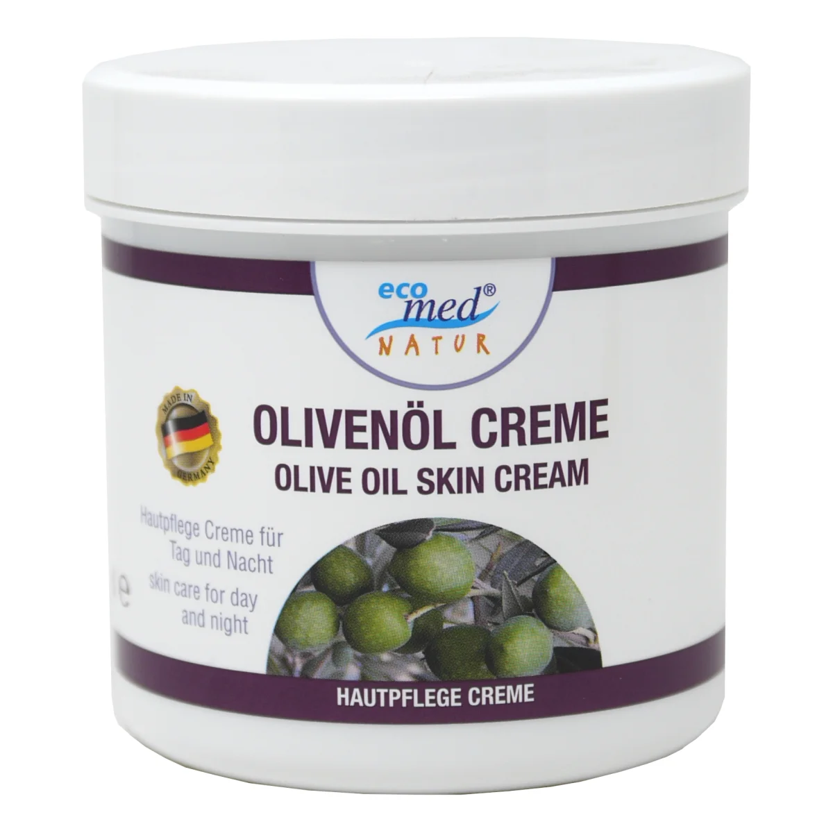 Eco-Med Natur Echte Olivenöl Creme 250 ml