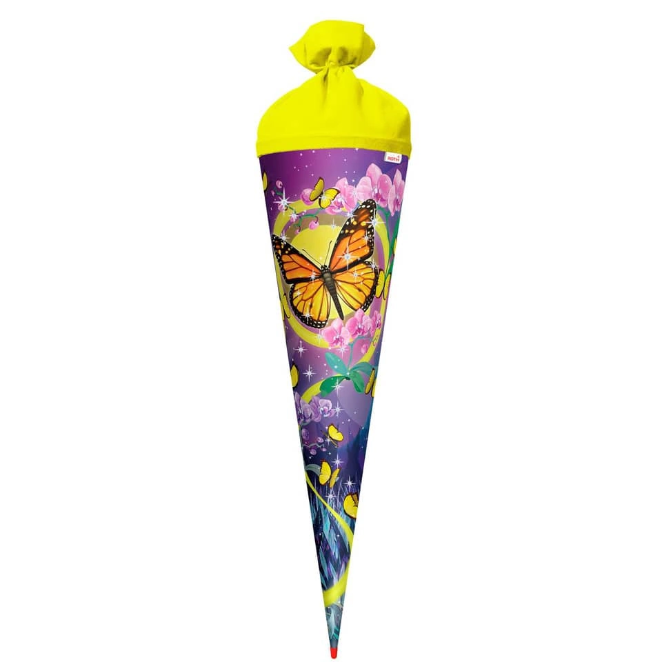 Roth Schultüte Schmetterling - rund, 70 cm