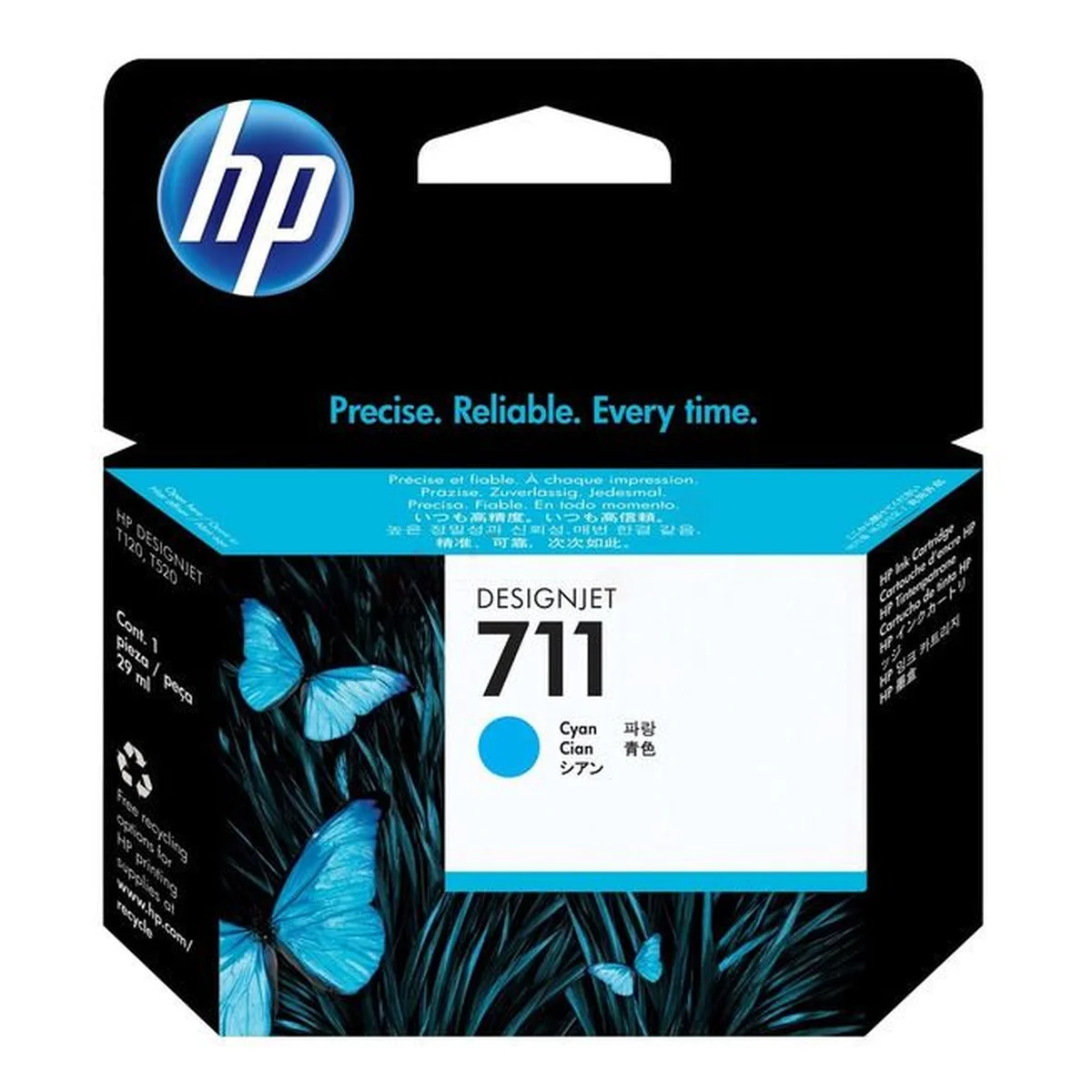 Druckerpatrone HP 711 cyan 29 ml (CZ130A)