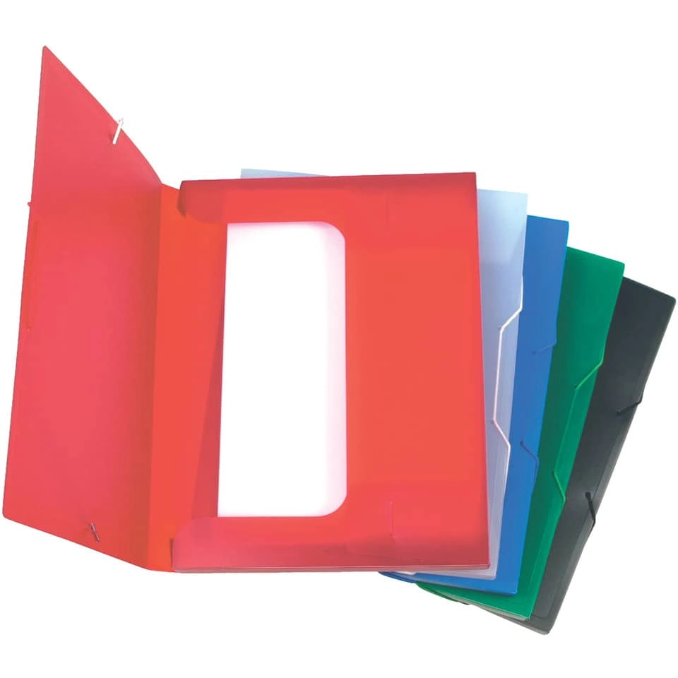 Sammelbox - A4, 250 Blatt, PP, rot transluzent