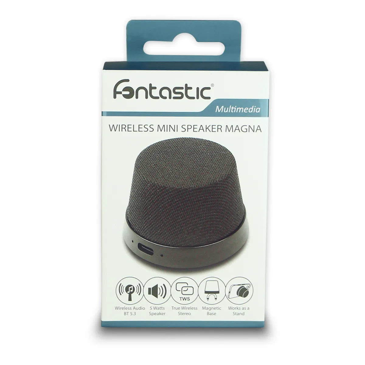 Fontastic Magnetischer Drahtloser Lautsprecher schwarz