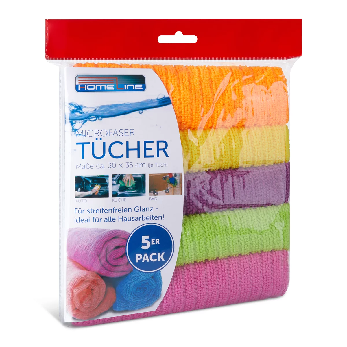 Microfasertücher 5er Pack 30x35 cm