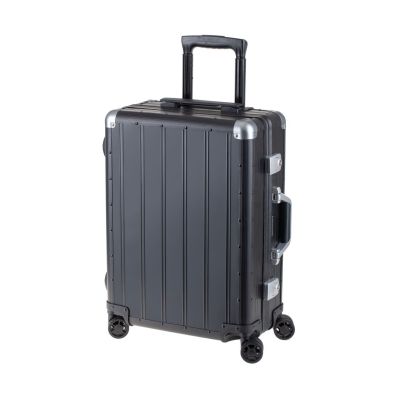 Reisetrolley Orbit - 40 x 55 x 20 cm, Aluminium, schwarz matt