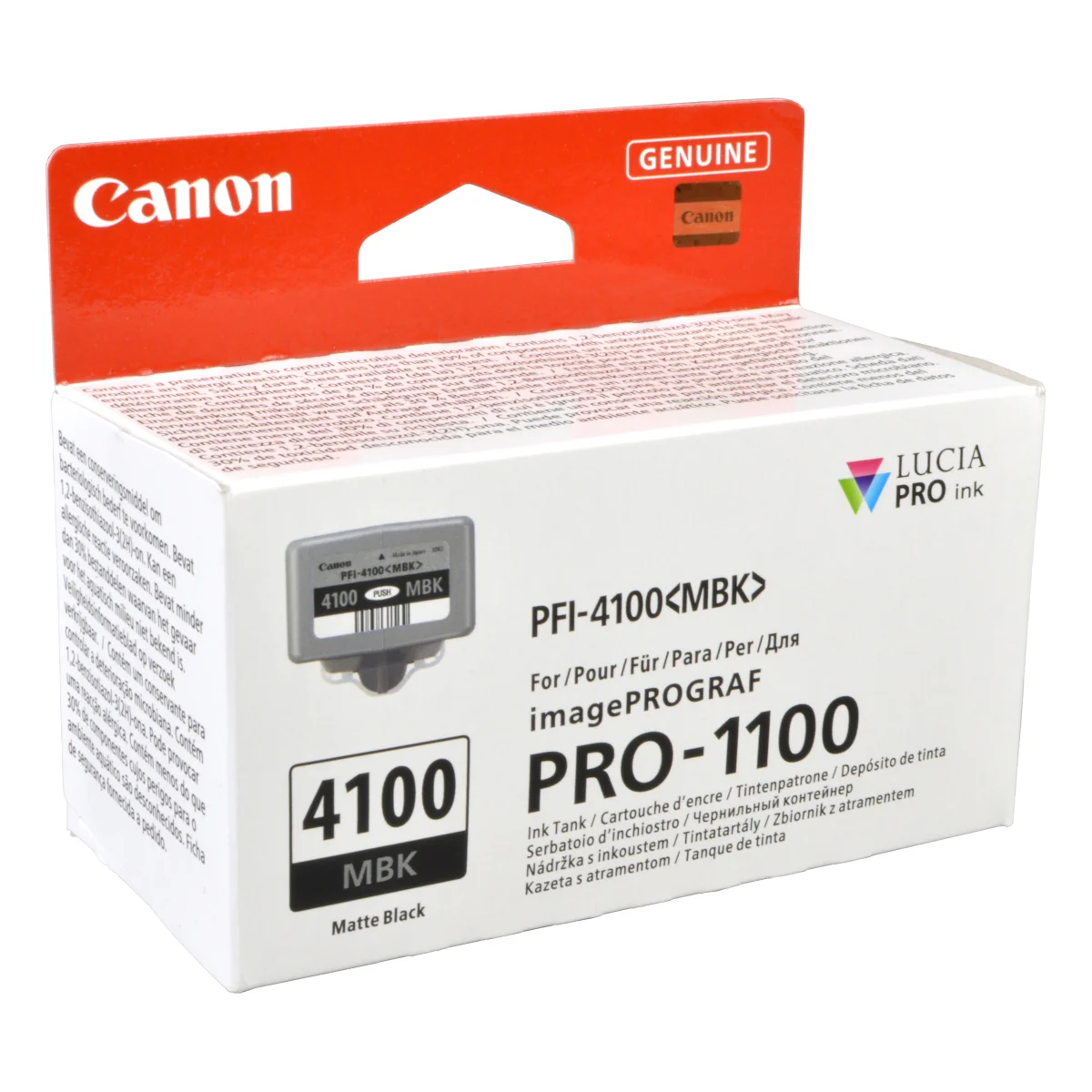 Canon Tinte 6776C001 PFI-4100MBK matt schwarz