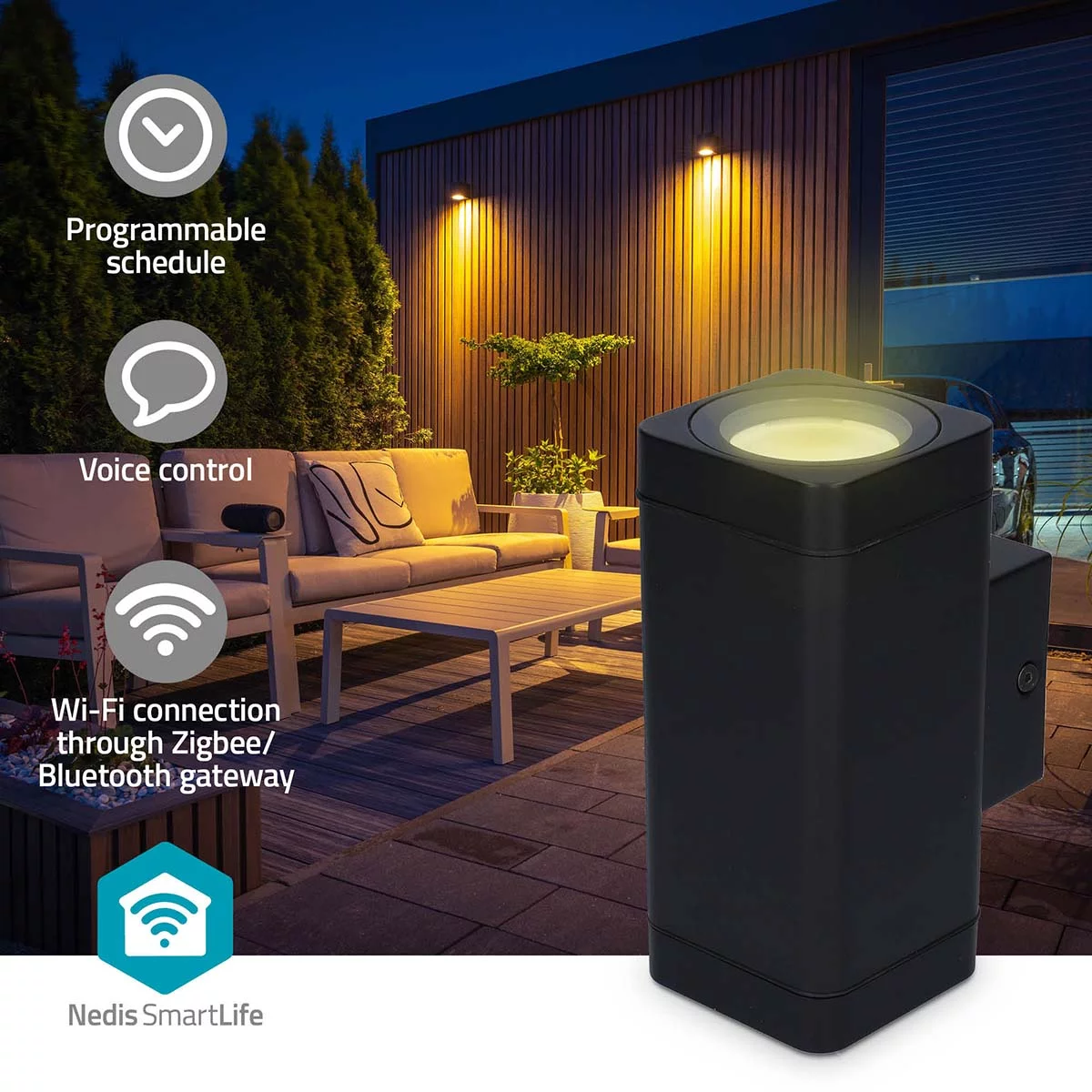 Nedis Smartlife-Außenleuchte Nedis Smartlife-Außenleuchte