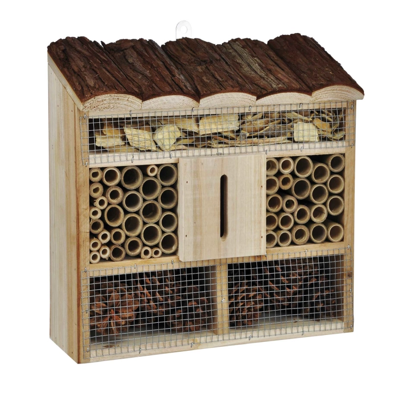 Insektenhotel Maße: ca. 30 x 9,5 x 30cm