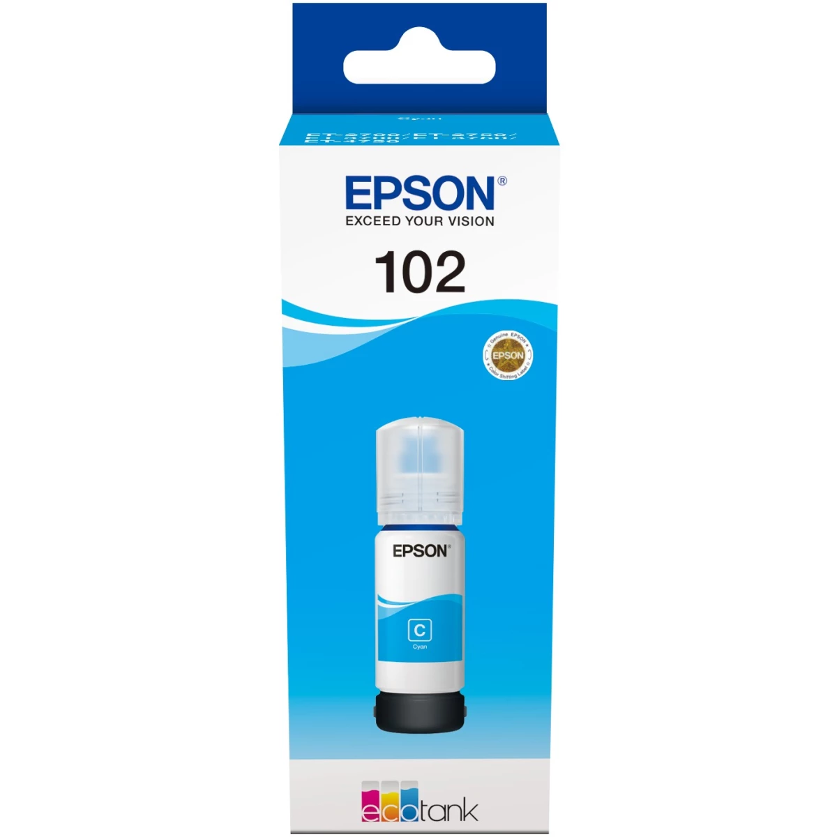 Epson Tinte '102' cyan 70 ml